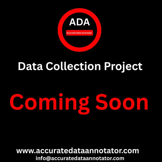 Data collection project coming soon