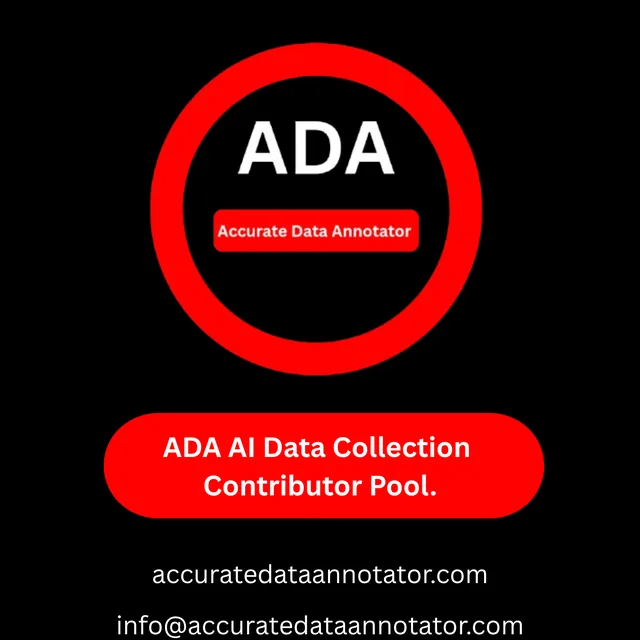 ADA AI Data Collection Contributor Pool