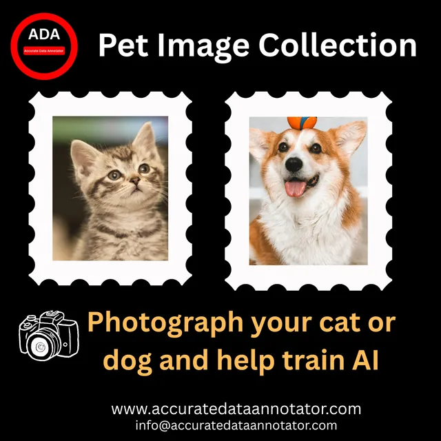 Pet Image Collection: photograph your cat or dog and help train AI